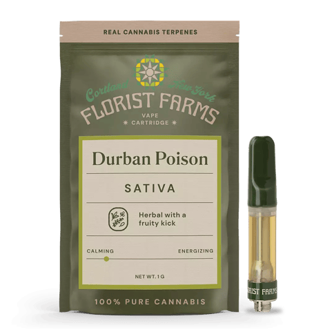 Durban Poison 1g 510 vape cartridge