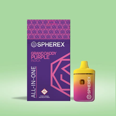 Spherex | 1g AIO Mini | Grand Daddy Purple | I