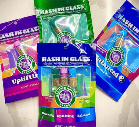 Balanced 0.5g Hash in a Glass | Brother Nature Brands