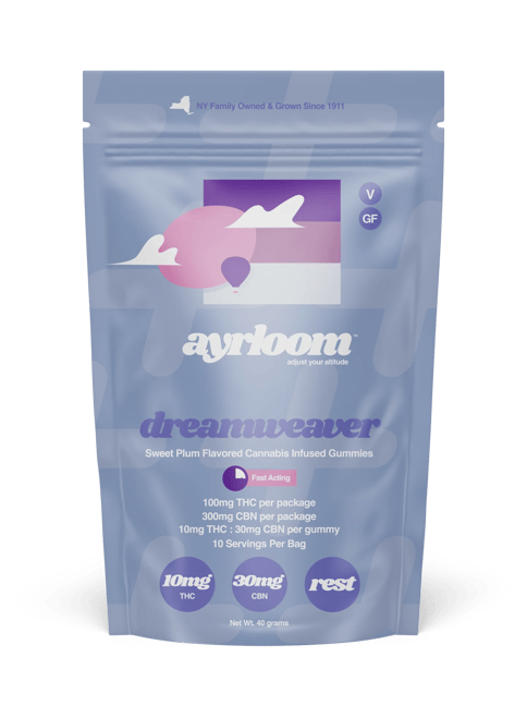 ayrloom | Dreamweaver 1:3 THC:CBN | Edibles | 100mg 10-pack