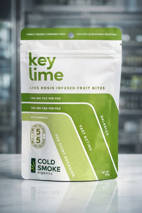 Cold Smoke KeyLime Gummies 5mg 20pk