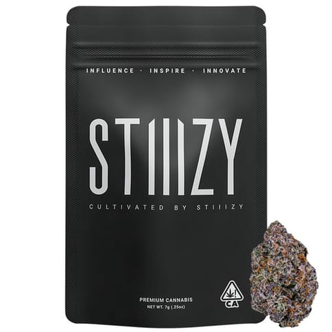 STIIIZY - White Mylar - Black Garlic Gelato - 7g