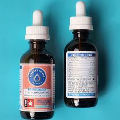 CBN 300mg , THC 300mg , CBD 300mg  1oz Tincture (Farmer's Friend)