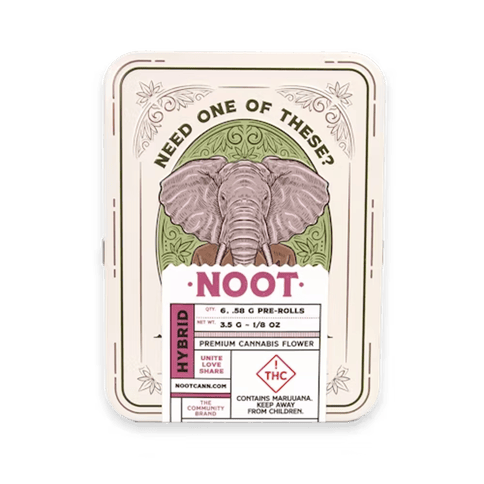 Noot | Sour Jungle | H | 6x .58 Pre-roll Pack | 3.5G