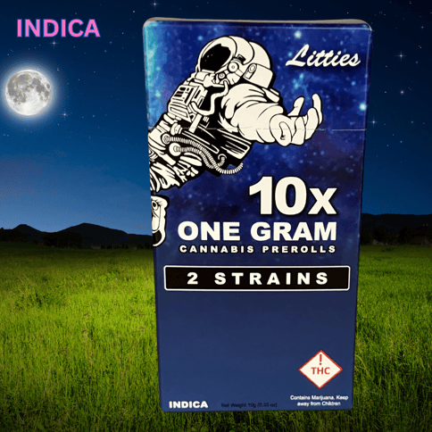 Litties | 10 PK - Indica | Cherry Rage & Georgia Pie