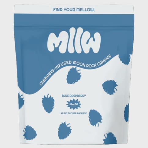 MLLW Blue Raspberry Moon Rock Candies