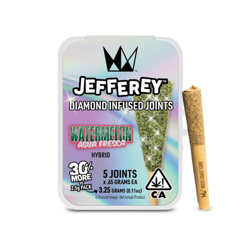 KB - WEST COAST CURE - INFUSED PREROLL MULTIPACK - WATERMELON AGUA FRESCA - 3.25G