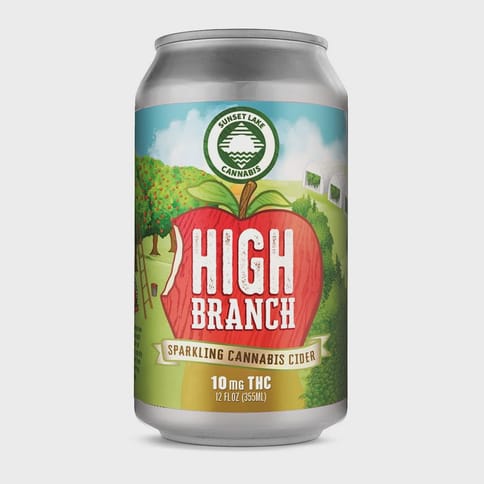 High Branch Sparkling Cider 10mg THC