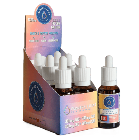 TINCTURE | 1:1:1:1/CBN:CBD:THC:CBG | 1,200MG | 1 FL/OZ