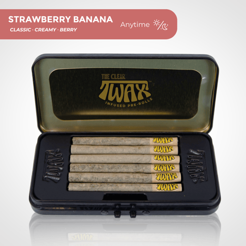 Twax | Strawberry Banana | H | Infused Pre-Roll Pack | 3G