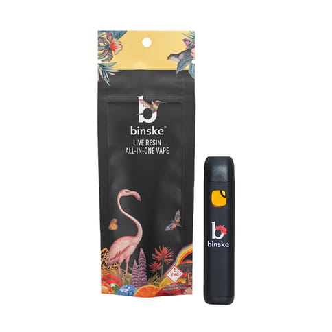 Binske | 1G Live Resin AIO: Plum Popperz