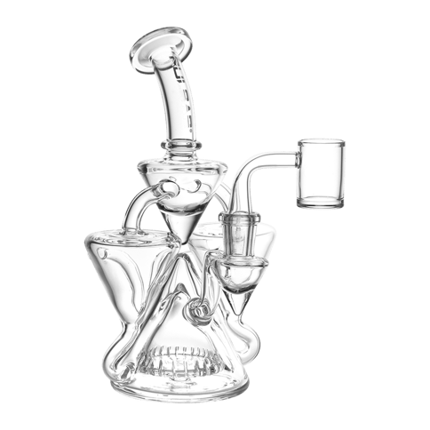Pulsar Dual Recycler Glass Dab Rig - 7.75" / 14mm F
