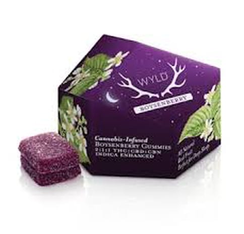 Boysenberry 1:1:1 THC CBD CBN Gummy (Wyld)