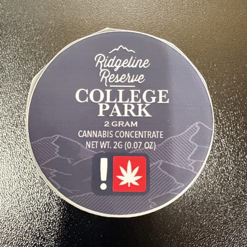 2G College Park Live Rosin Dab (Ridgeline Reserve)