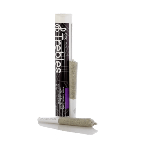 TREBLES BUBBLEHASH INFUSED JOINTS | INDICA BLEND | 0.5 GRAM | X2