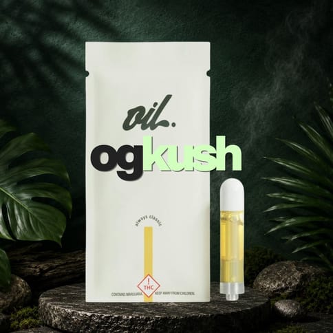 OG Kush 1g Distillate Vape Cartridge by Oil by Craft | Golden Rookie