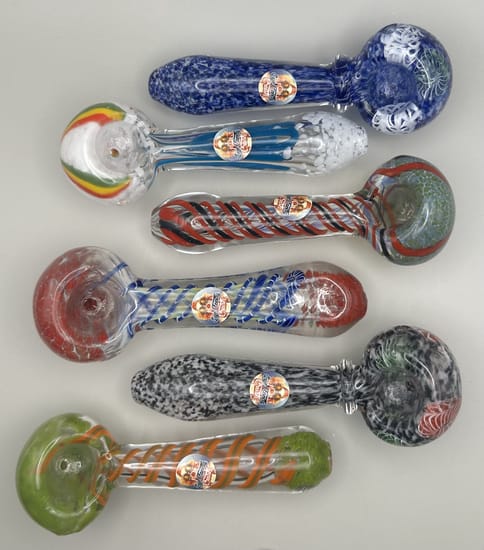 Glass Crush Spoon Pipe - Medium