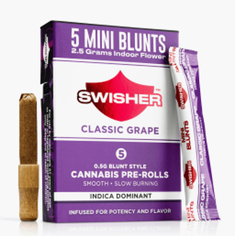 Classic Grape |0.5g x5 Pre-roll Pack | Swisher