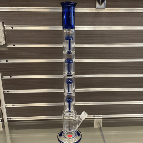 Blue 4 Chamber Bong