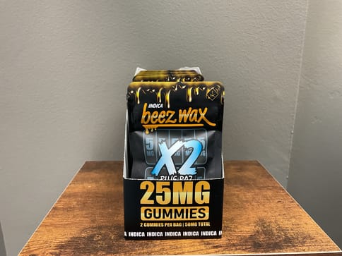 Beez Wax Blue Raz Gummies Indica