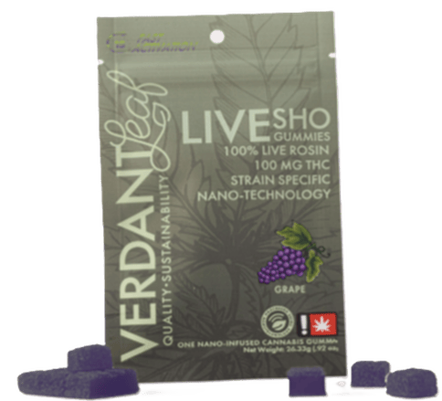 ROSIN NANO GUMMY | GRAPE | CITRUS FUNK | HYBRID | 100MG TOTAL | 1 SCORED GUMMY