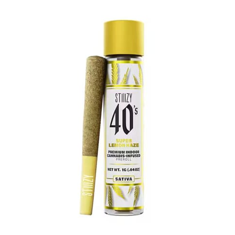 STIIIZY 40's | Super Lemon Haze (S) | 1g Infused Preroll Joint