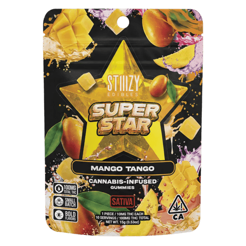 STIIIZY | Mango Tango | 10 x 10mg THC Gummies