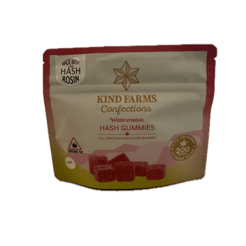 Kind Farms - Hash Gummies - Watermelon - 200MG