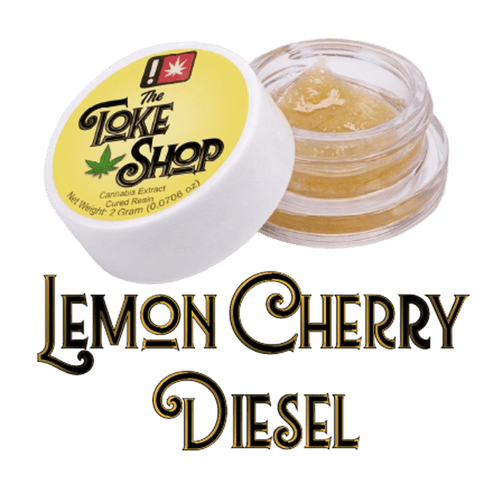 THE TOKE SHOP | CURED RESIN | LEMON CHERRY DIESEL | SATIVA | 2 GRAMS
