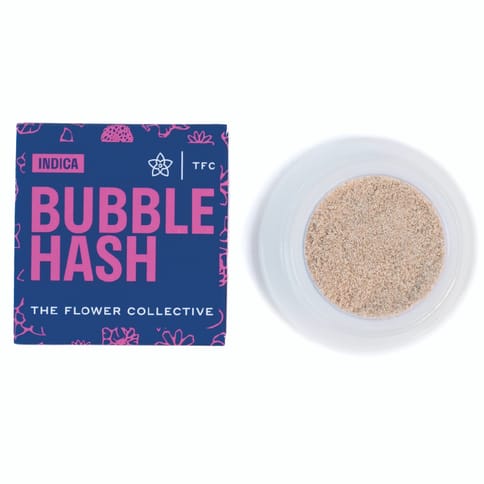 The Flower Collective Bubble Hash | Hot Mint Sunday 1g Rec