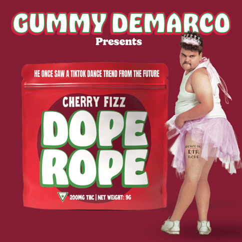Gummy Demarco Cherry Fizz Dope Rope Gummies 200mg