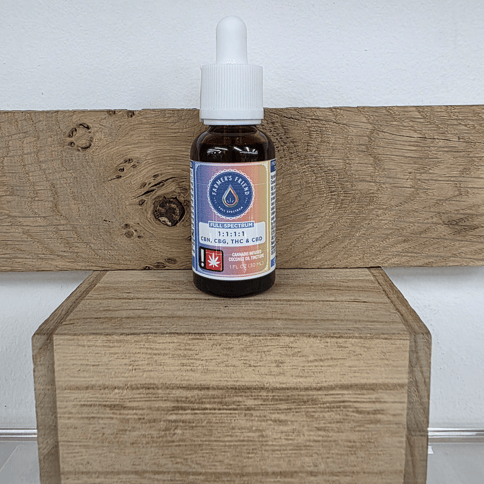 Farmer's Friend Extracts | 1:1:1:1 (CBN:CBD:THC:CBG) Tincture | 1oz
