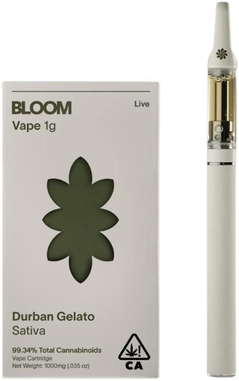 BLOOM - LIVE RESIN VAPE - DURBAN GELATO - 1G