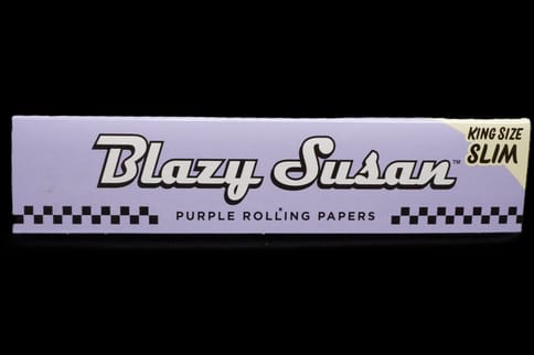 Blazy Susan Purple King Size Slim Papers