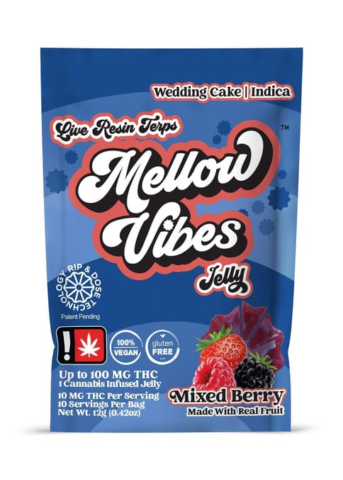 Mixed Berry 100mg Jelly (Mellow Vibes)