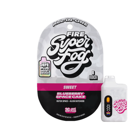Mfused - Super Fog 2g AIO Vape - Blueberry Space Cake