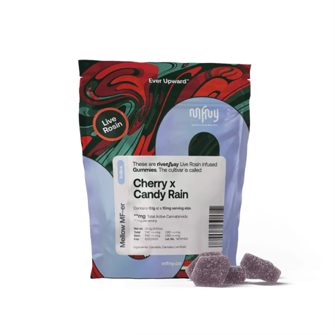 Cherry x Candy Rain Live Rosin Gummies (10PK)
