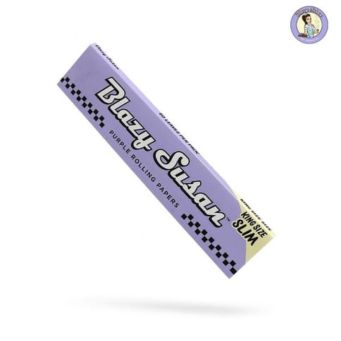 Steep Slope Vape | Blazy Susan King Size Slim Rolling Papers Purple