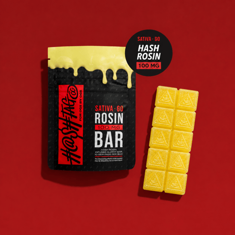 Hash Rosin Gummy Bar - Pineapple
