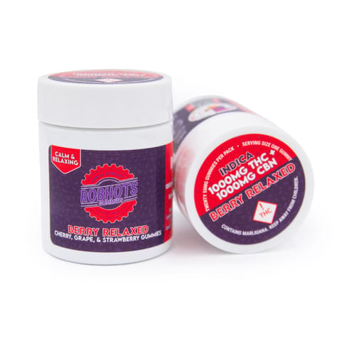 Robhots Gummies | Berry Relaxed 1000mg Med