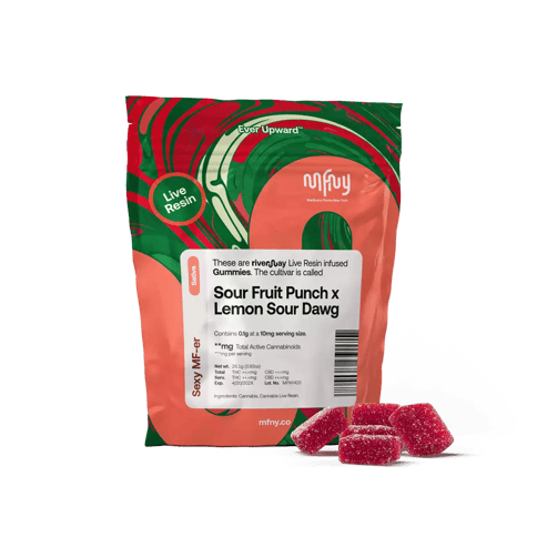 MFNY - Live Resin Gummies 10 pk - Sour Fruit Punch x Lemon Sour Dawg