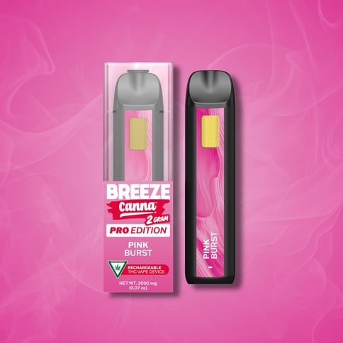 Pink Burst 2g A.I.O | Breeze Canna Pro