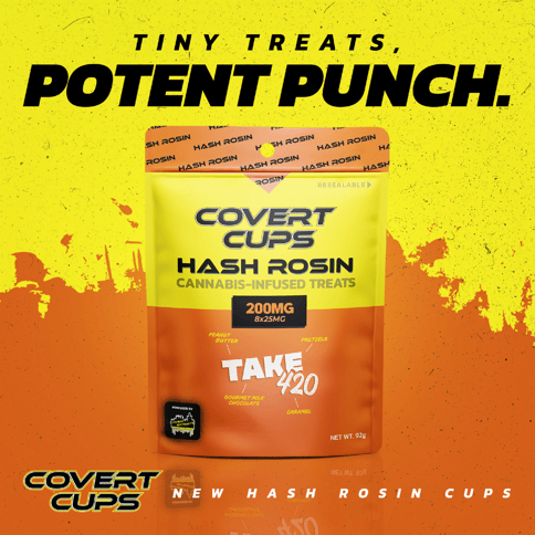 Take 420 - Covert Cups - Rosin 200mg - 8x25mg