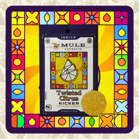 Mule | Twisted Citrus Kicker | 100MG | Single Gummy