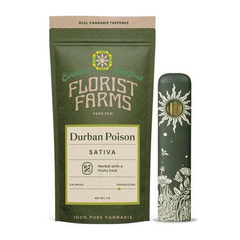 Florist Farms | Durban Poison | 1g AIO Vape