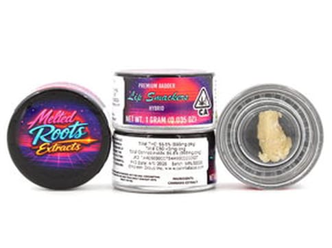 MELTED ROOTS - BHO BADDER - BLUEBERRY KUSH - 1G