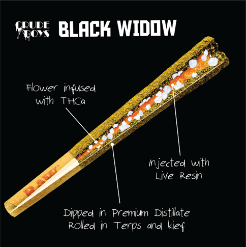 (MED) Black Widow 1.3g - Diamond OG