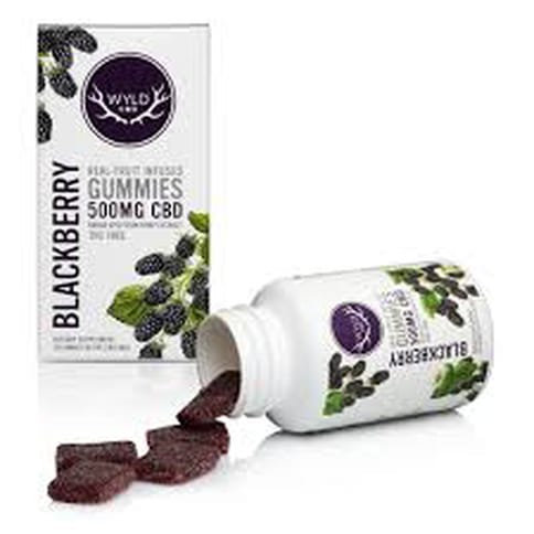 Blackberry 500MG CBD Gummy (WYLD)