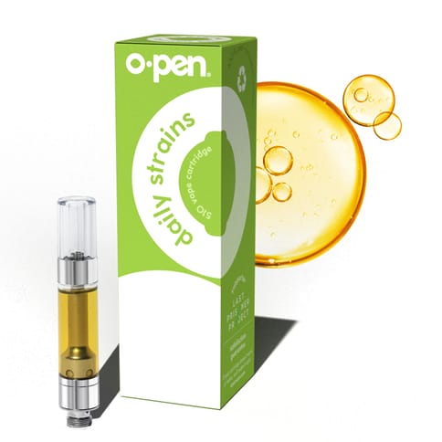 O.Pen Daily Strains Cartridge | Cherry Zlushie 1g Med