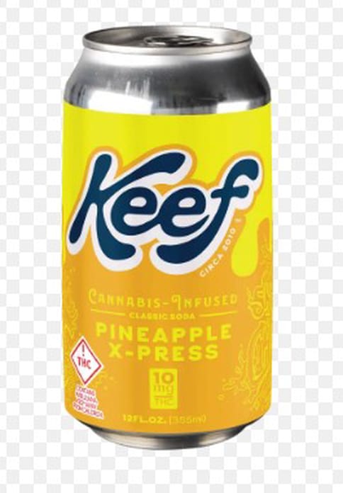 Keef Classic Soda | Pineapple Express | 100mg | 12 FL OZ